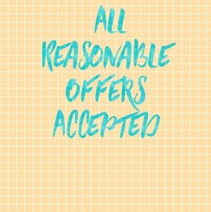 Offers Welcome! Just send me an offer🛍🎉